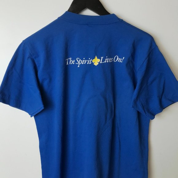 80s Vintage Jerzees By Russell National Scout Jamboree T Shirt USA 1985 Medium M - Picture 6 of 16